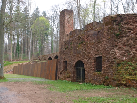 Homburg, Konservierung und formal abstrakte Wiederherstellung der ehemaligen Orangerie des Schlosses Karlsberg 2014